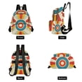 thumbnail image 4 of FORMRS Mini Backpack Purse for Women Quilted Travel Daypack Casual Shoulder Bag, Colorful Circles, 4 of 7
