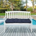 thumbnail image 6 of Patio Bench Cushion, Classic Navy, Stripe, 42"W, 6 of 8
