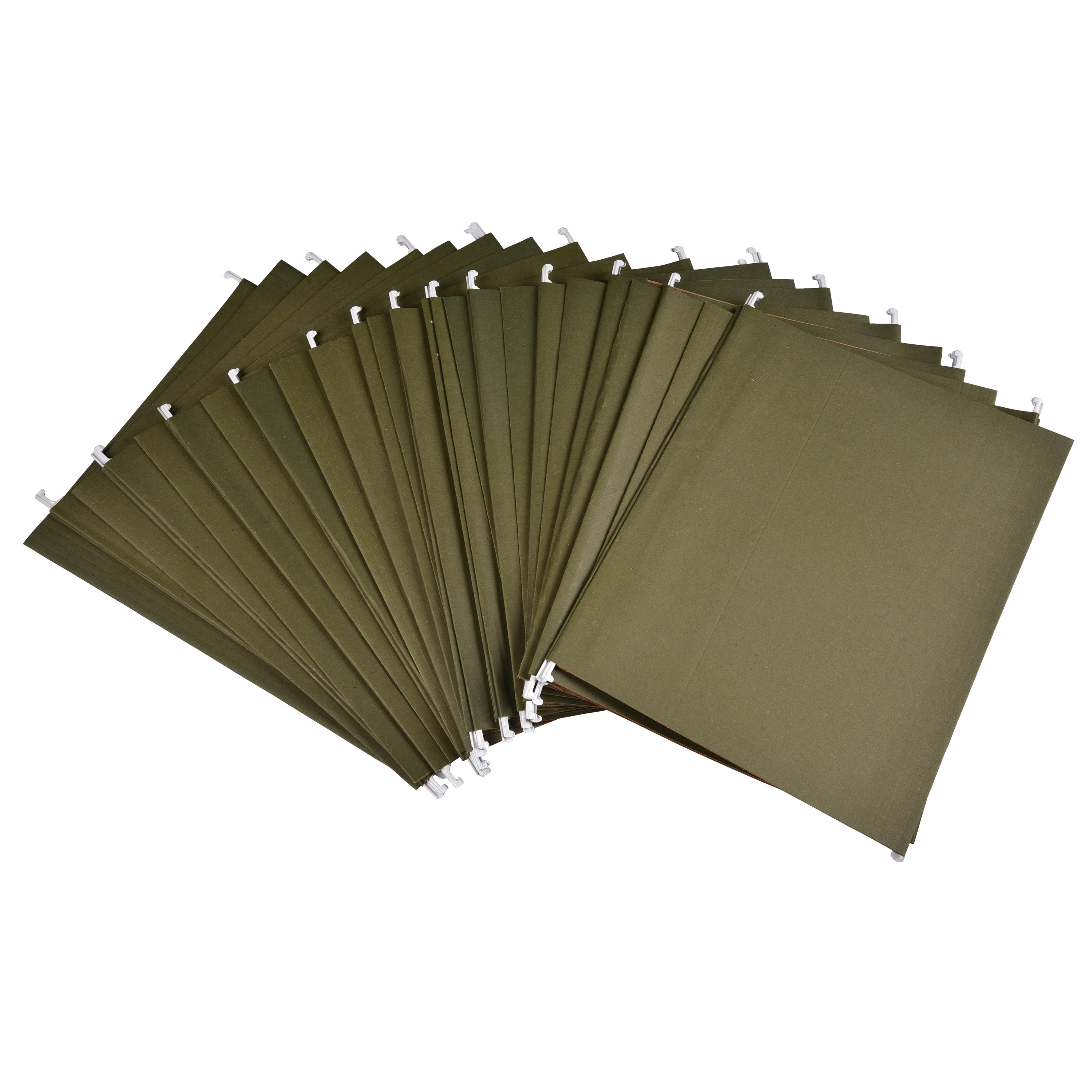 Pen+Gear Hanging File Folders, Green, Letter, 25 per Box Walmart