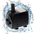 thumbnail image 1 of Mini bomba de agua sumergible, flujo eléctrico ajustable, flujo máximo de 600 L/H, elevación de 3,9 pies, mini bomba portátil con cable de 6,5 pies y base de ventosa para peceras, estanques, acuarios,, 1 of 8
