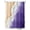 Purple, variant on Boanket Polyester Fabric Pink Coastal Beach Shower Curtain, Country Romantic Simple Sea Waves Waterproof Bathtub Curtain Bathroom Decor Set with Hooks 36 x 72 Inches,