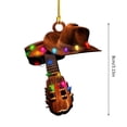 thumbnail image 3 of Randolph Christmas Cowboy Holiday Decoration, Christmas Outdoor Decorations Wood Christmas Ornaments, 3 of 5