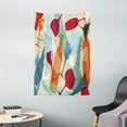 thumbnail image 1 of Wine Tapestry, Modern Design Colorful Silhouettes of Glasses Bottles Fun Party Artistic, Wall Hanging for Bedroom Living Room Dorm Decor, 40W X 60L Inches, Pale Blue Ruby Orange, by Ambesonne, 1 of 2