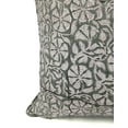 thumbnail image 5 of Fabdivine Off White Linen Hand Block Print Farmhouse Throw Cushion Cover , 14"X36", Green, 5 of 5