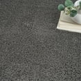 thumbnail image 6 of Nourison Luxurious Shag Grey 5'3" x 7'3" Area Rug, Solid, Plush, Bed Room, Living Room, Dining Room, Kitchen, Easy Cleaning, Non Shedding,, 6 of 8