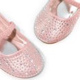thumbnail image 4 of Zapatos de Vestir para Niñas Pequeñas DREAM PAIRS Mary Jane Rosa con Brillantes, 4 of 6
