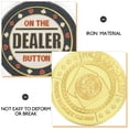 thumbnail image 3 of Dealer Button Metal Poker Guard Poker Card Poker Guard Dealer Poker Accessory, 3 of 7