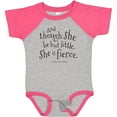 thumbnail image 3 of Inktastic Though She Be but Little Shakespeare Quote Boys or Girls Baby Bodysuit, 3 of 5
