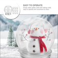 thumbnail image 2 of 10pcs DIY Snow Globe Water Globes Screw Off Caps Empty Snow Globe Making Props, 2 of 3