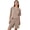Khaki, variant on Women's Pajama Set Under $10 Short Sleeve Solid Color Casual Shorts Lounge Set