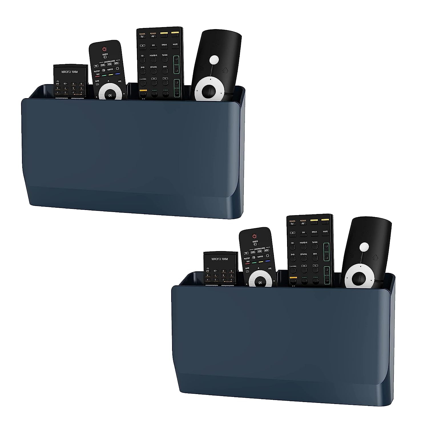 WALI Remote Control Holder Wall Mount, TV Remote Wall Holder Pocket