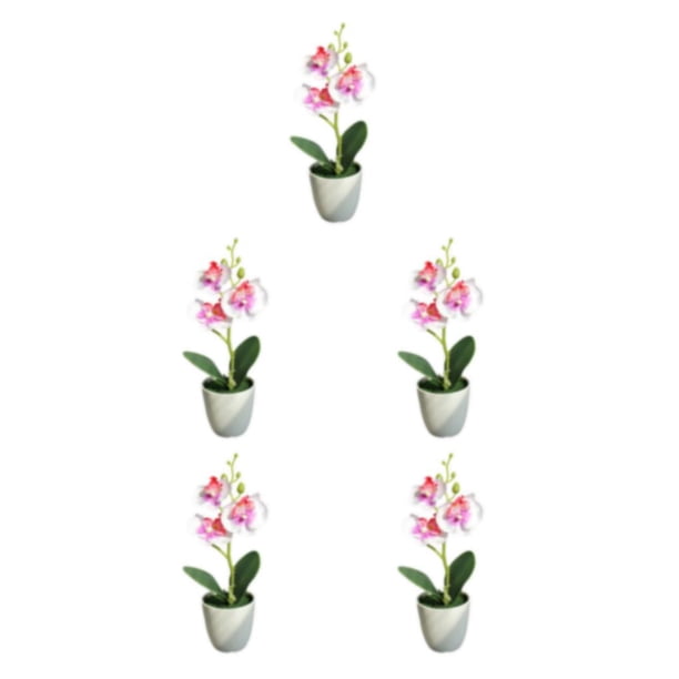 Naiovety Amigable con las mascotas Flor artificial No tóxica para gatos y perros Planta artificial fácil de mantener Blanco + Morado Type2 NO2