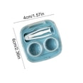 thumbnail image 3 of Contact Lens Travel Kit with Cleaner Washer, Portable Contact Box with Mirror Tweezers Remover Tool Solution Bottle for Daily Outdoor, 3 of 6