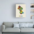 thumbnail image 2 of Trademark Fine Art ''Guyana Watercolor Map'' by Michael Tompsett 24" x 32" Canvas Art, 2 of 5