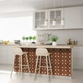 thumbnail image 6 of Mi Alma Removable Vinyl Retro Red Orange Backsplash Tile Stickers, 24pcs, 6 of 10