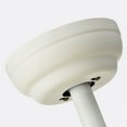 thumbnail image 4 of Havorand II 5-light Crystal 5-blade 52-inch White Finish Ceiling Fan, 4 of 5