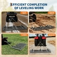 thumbnail image 6 of Drag Harrow Driveway Grader, Heavy Duty Tow Behind Lawn Rake with 6 Ft Chain, 2 Adjustable Bars, Driveway Drag for Gravel, Sand, Lawn, Soil, Hay, ATV, UTV, 6 of 7