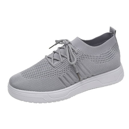 

Sneakers for Women Fashion Summer And Autumn Women Sneakers Striped Mesh Breathable Flat Bottom Comfortable Casual Style Shoes for Women Mesh 37