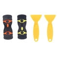 thumbnail image 4 of Caulking Scraper Tool, Multifunctional Double Edge Scraper Non Slip Handle Safe Operation With Plastic Blades For Home Glue Removal, 4 of 8