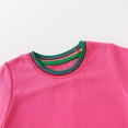 thumbnail image 5 of bbymog Long Sleeve Dresses for Girls Fashion Cute Graphic Crewneck Cotton Dress Girls Clothes Pink B 3 years, 5 of 7