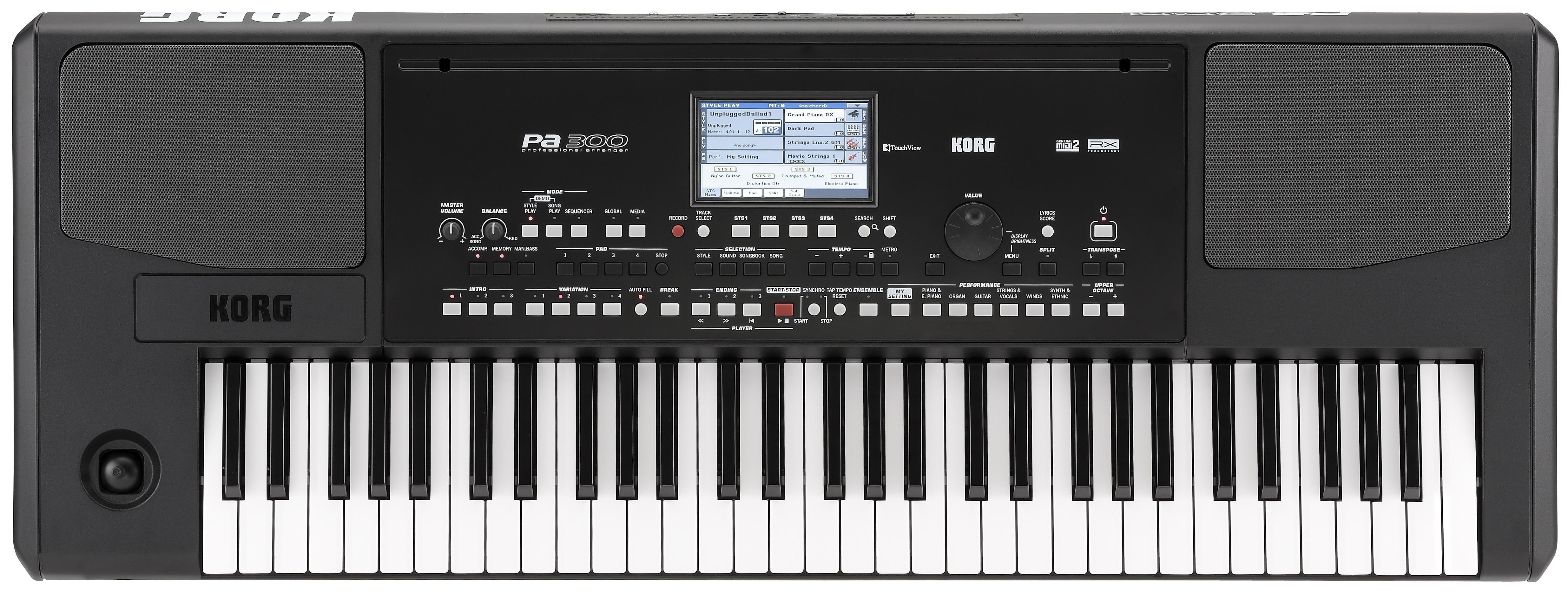 KORG PA 300 電子オルガン 61鍵 Korg Pa300 61-Key Professional Keyboard Arranger with 16
