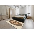 thumbnail image 4 of Ahgly Company Indoor Rectangle Patterned Khaki Gold Area Rugs, 2' x 5', 4 of 6