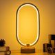 thumbnail image 1 of Lámpara de escritorio moderna Lámpara de mesa de madera LED, luz nocturna junto a la cama del dormitorio, iluminación LED regulable, decoración creativa del hogar, regalo único para calentar, 1 of 5