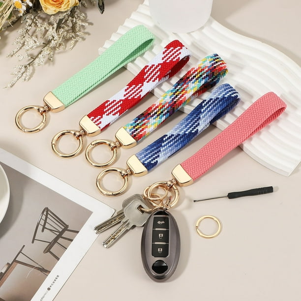 Sew Bulk Keychain Wristlet Wrist Lanyard Keychain, Stretchy