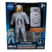 Space Adventure: Astronaut - 10" Action Figure - White Suit, Detachable Backpack, Customizable ID Card, 8 Articulated Joints, NASA Toy, Kids Ages 3+