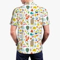 thumbnail image 6 of Wukai Summer Animal Men’s Polo Shirts,Quick-Dry Athletic Shirt,Classic Fit Shirts-Small, 6 of 8