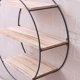 thumbnail image 3 of Estante de pared flotante redondo decorativo, 3 of 5
