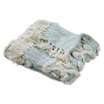 thumbnail image 1 of LR Resources THROW80141SBL4250 Partly Cloudy Rectangle Throw Blanket - Sky Blue, 1 of 1