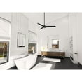 thumbnail image 4 of Hunter 52 inch Outdoor or Indoor Ceiling Fan No Light - Black Ceiling Fan without Light, For Patio, Porch, Garage, or Living Room, Standard Mount, 3 Blades, Pull Chain - Cassius 59264, Matte Black, 4 of 15