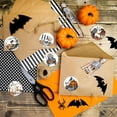 thumbnail image 2 of Halloween Sticker Roll 500Pcs 1in 12 Designs Pumpkin Ghost Bat Fall Thanksgiving Self-Adhesive Labels for Party Decor Envelopes Treat Bags(B,2PC), 2 of 7