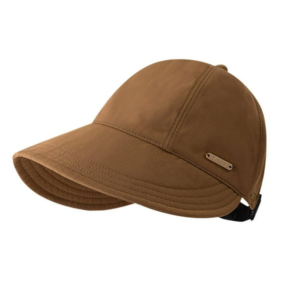 SharkTRUE Chapeau de Soleil Pliable à Grand Bord avec Cordon de Serrage Casquettes Ajustables Chapeaux de Plage Été W3D