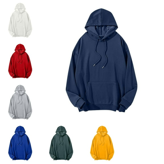 Babcutegg Sweatshirts for Men Pullover Side Pockets Hoodies Elastic Cuff with Drawstring Fall and Winter Coats for Men Green Size 5XL