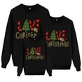 thumbnail image 1 of Pyjamas de Noël Automne Hiver Joyeux Noël Imprimé Pyjamas pour Femmes Coton Bio Couples Pyjamas de Noël, 1 of 4
