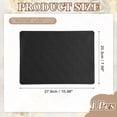 thumbnail image 2 of Uxcell Linen Repair Patch, 8 x 11 Inch Self-Adhesive Coarse Linen Fabric Repair Patches for Sofa Couch Clothes Handbag Tents Car Seats Furniture, Black, 2 of 7