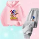 thumbnail image 3 of Ropa de bebé, ropa de abrigo para niño de 2 a 12 años, conjunto de sudadera con capucha, sudadera Sonic 2024 de primavera para niños, ropa para niña, madre e hijo, 3 of 5