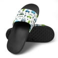 thumbnail image 4 of GZHJMY Stylish Slides for Women Men, Green Toy Car Soft Flexible Slip-on Sandals Slippers, 4 of 7