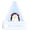 Blue, variant on FLOMO Christmas Holiday Baby's First Christmas Boys/Girls Blue & Pink Plush Santa Hat (Blue)