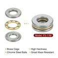 thumbnail image 4 of Uxcell F5-11M Miniature Thrust Ball Bearings 5x11x4.5mm Chrome Steel with Washers 4 Pack, 4 of 5