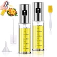 thumbnail image 1 of Botella rociadora fina portátil multiusos para cocinar, compañero de cocina saludable, perfecta para aderezos para ensaladas, adobos, frituras y más, paquete de 2, 1 of 5