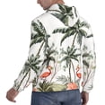 thumbnail image 4 of Bingfone Flamingo Palm Trees Men'S Drawstring Hoodie Long Sleeve Pocket Sweatshirts-Xx-Large, 4 of 9