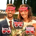 thumbnail image 5 of AJGRHE Valentine's Day Heart Shaped Novelty Glasses – Happy Valentine’s Day Eyewear Photo Booth Props Ornaments Favors Red1, 5 of 5