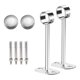 thumbnail image 1 of Soporte de acero inoxidable para barra de armario, tubo de 25 mm de diámetro, palanca para ropa 50 cm de altura, 1 of 8
