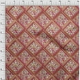 thumbnail image 4 of oneOone Cotton Cambric Red Fabric Floral Diy Clothing Quilting Fabric Print Fabric By Yard 56 Inch Wide, 4 of 4