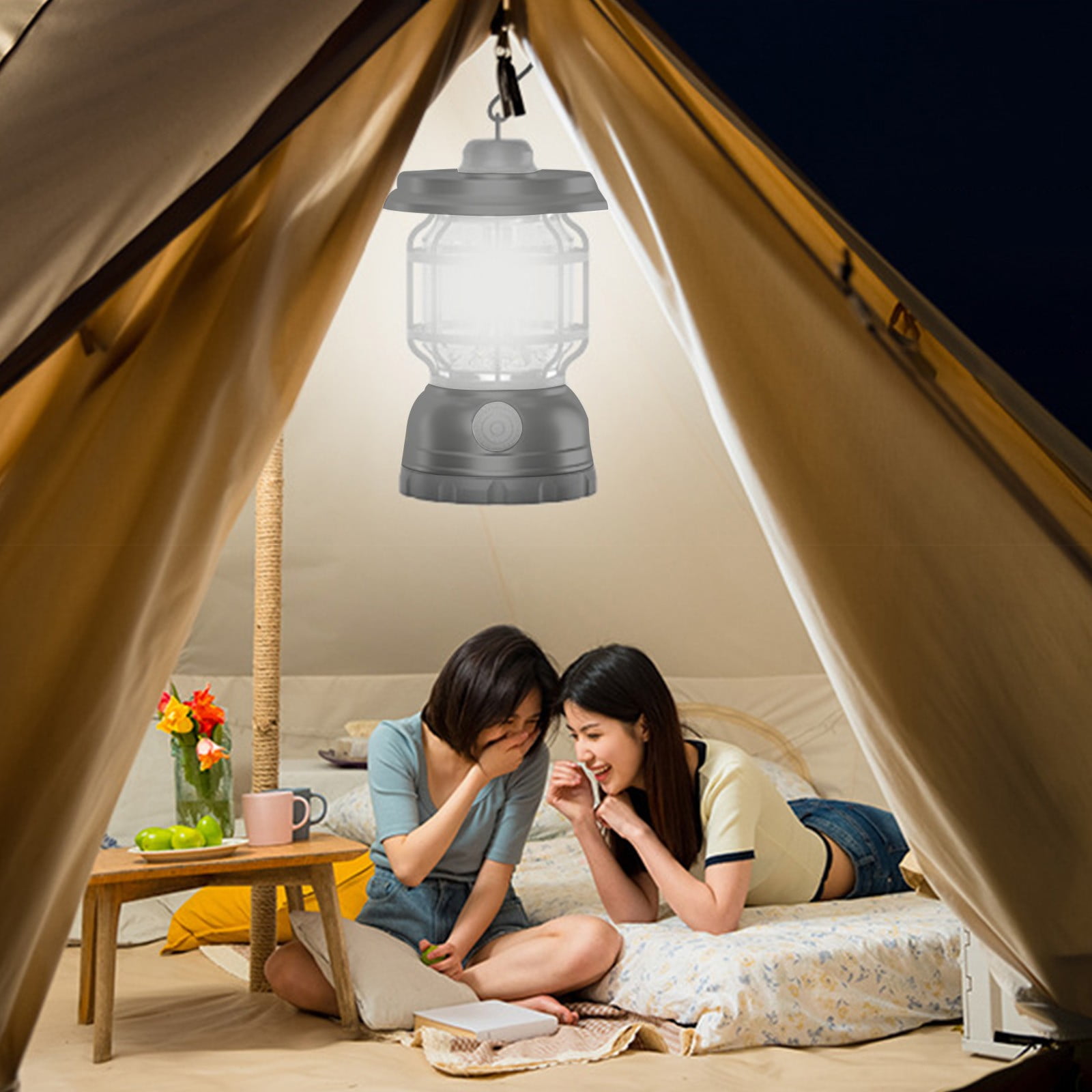 Retro Camping Lamp Outdoor Tent Lamp Long lasting Camping - Temu