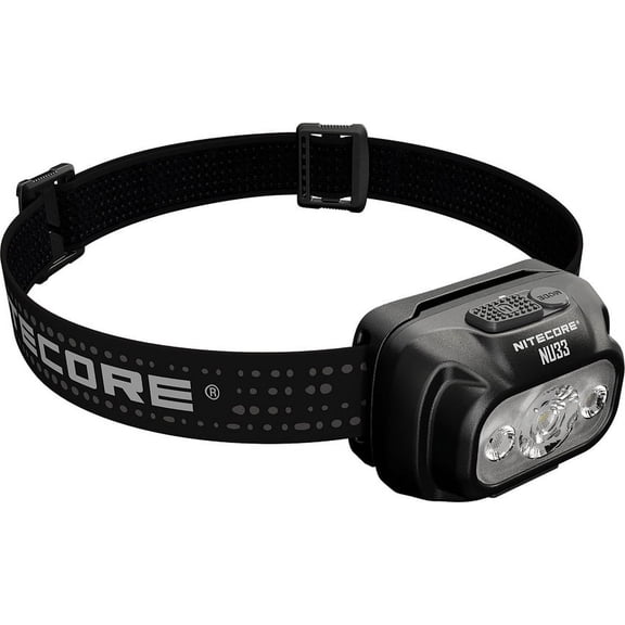 Nitecore NU33 Black 700 Lumen LED Adjustable Rechargeable Camping Headlamp