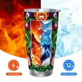 thumbnail image 6 of KLL Roosters and Flowers Print 40oz Stainless Steel Insulated Car Cup with Spillproof Lid - Keep Your Drink Hot or Cold on the Go-Straw Three-piece Set, 6 of 8